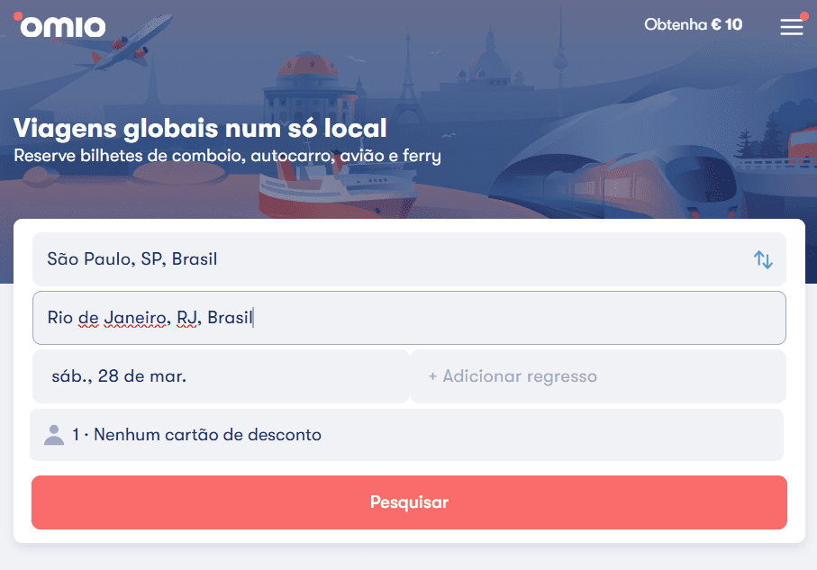 onde comprar passagens